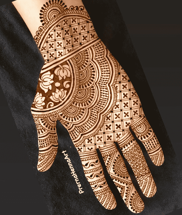 Wonderful Jaipur Mehndi Design