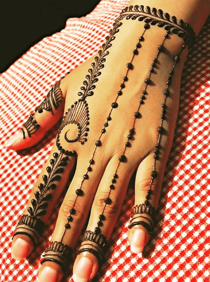 Captivating Jalalabad Henna Design