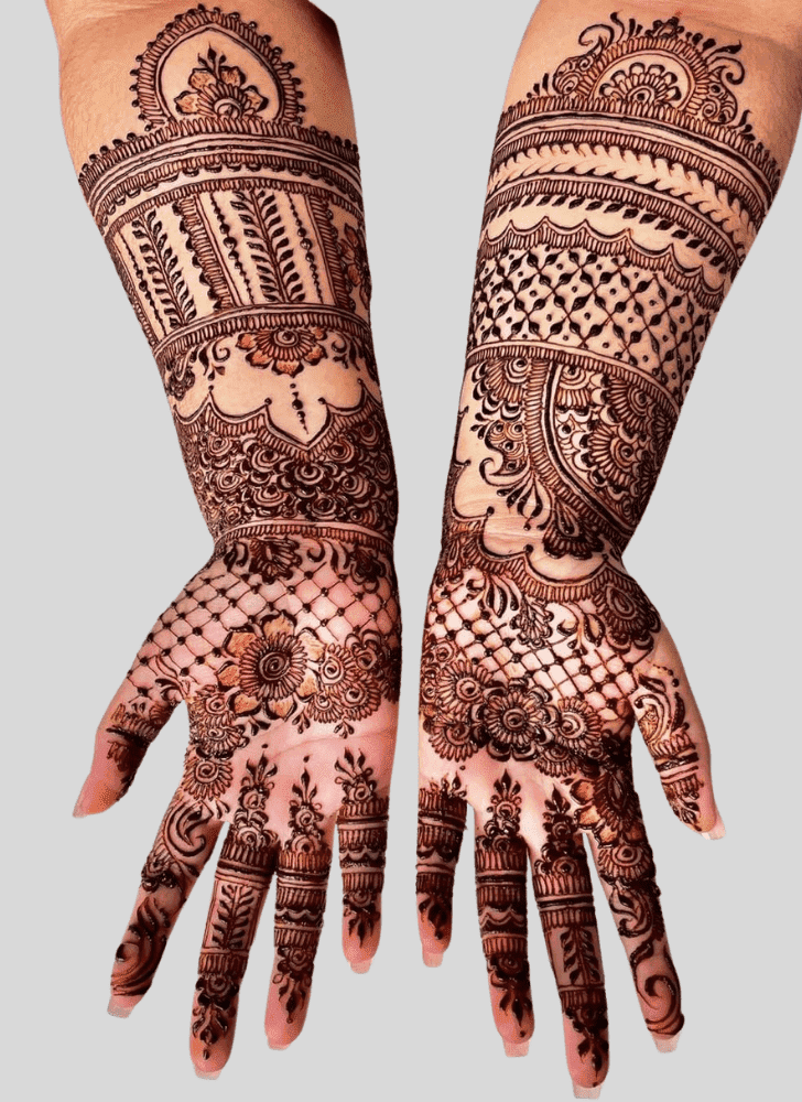 Delightful Jeth Ekadashi Henna Design