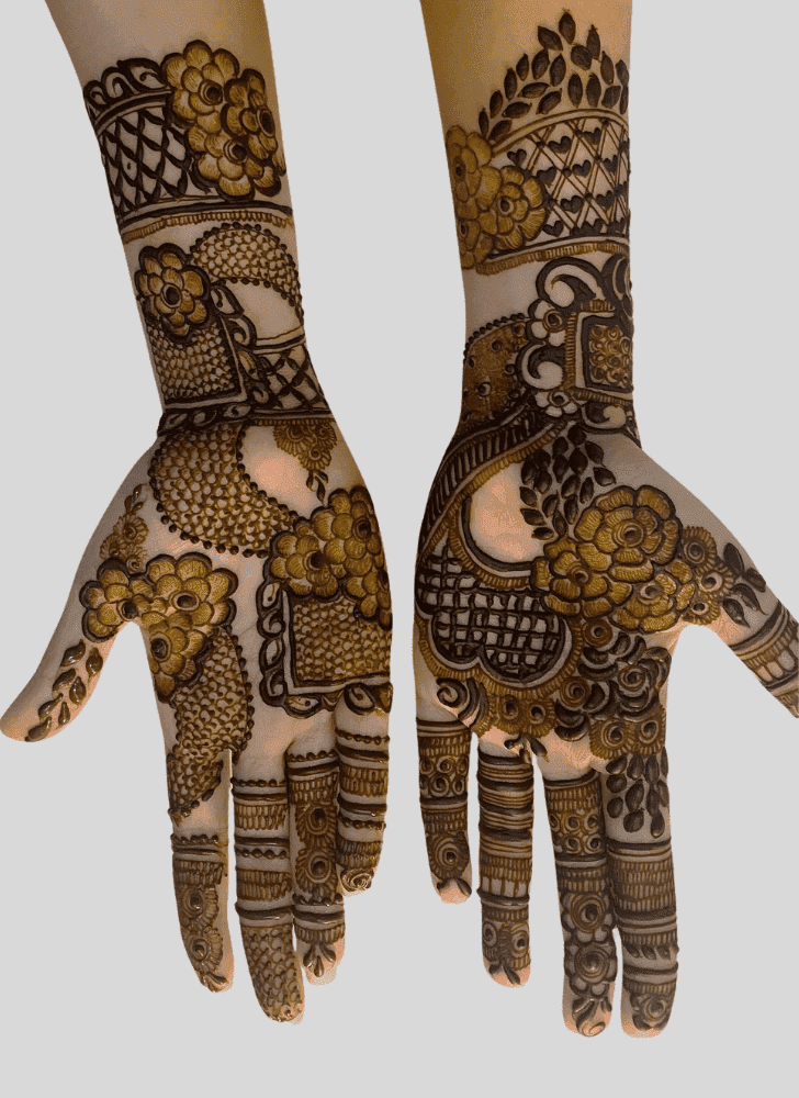 Excellent Jeth Ekadashi Henna Design