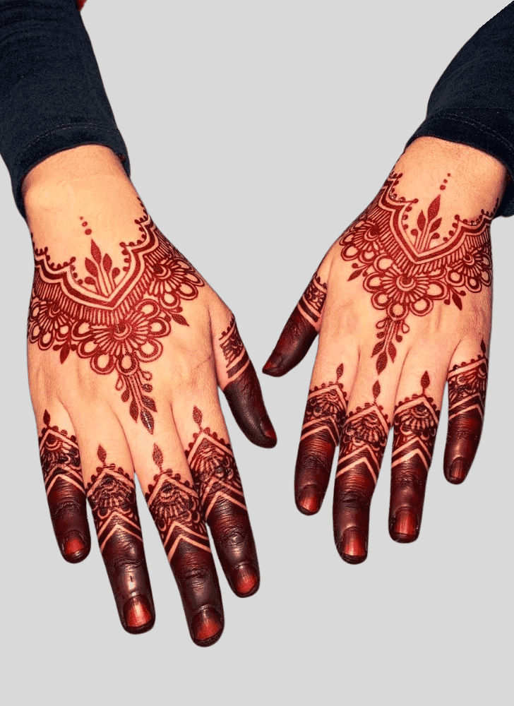 Grand Jeth Ekadashi Henna Design