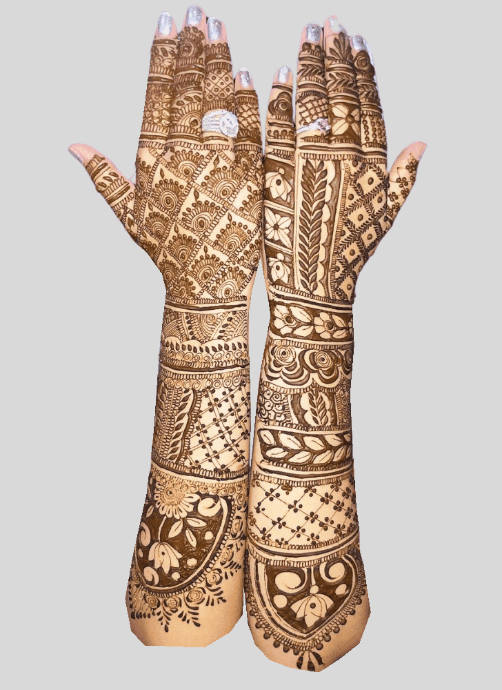 Awesome Jeth Ekadashi Henna Design