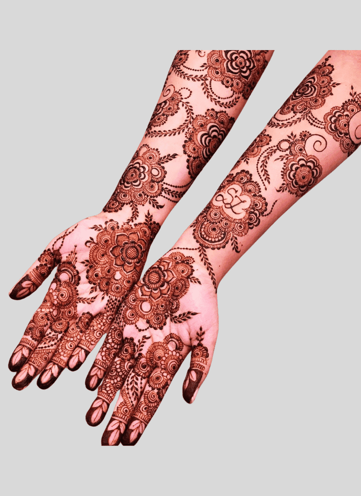 Magnificent Jeth Ekadashi Henna Design