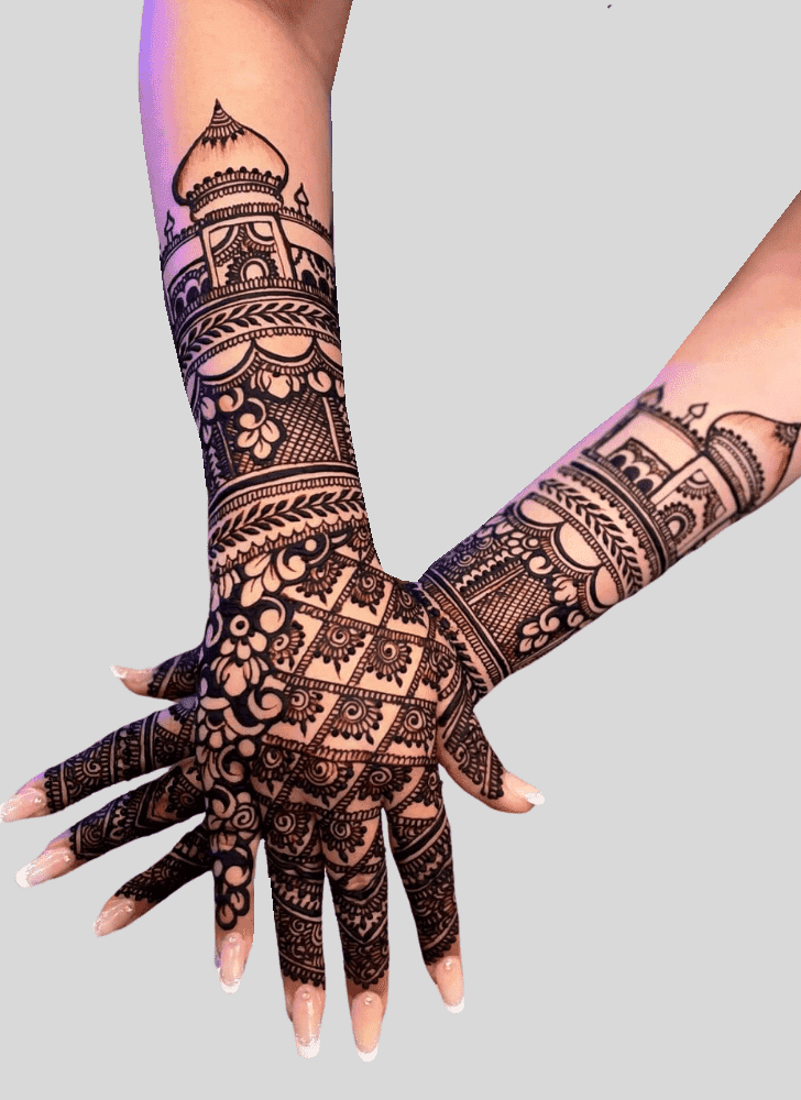 Marvelous Jeth Ekadashi Henna Design