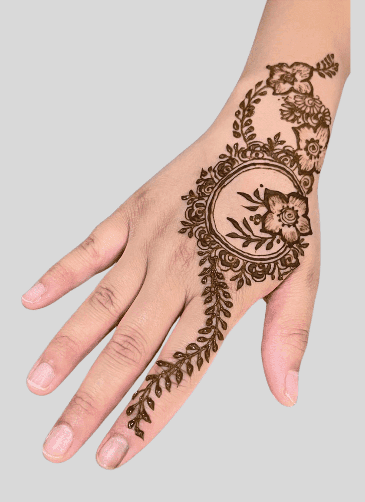 Pleasing Jeth Ekadashi Henna Design