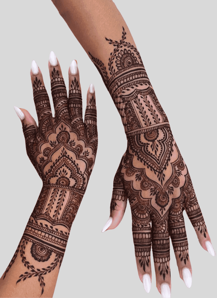 Splendid Jeth Ekadashi Henna Design