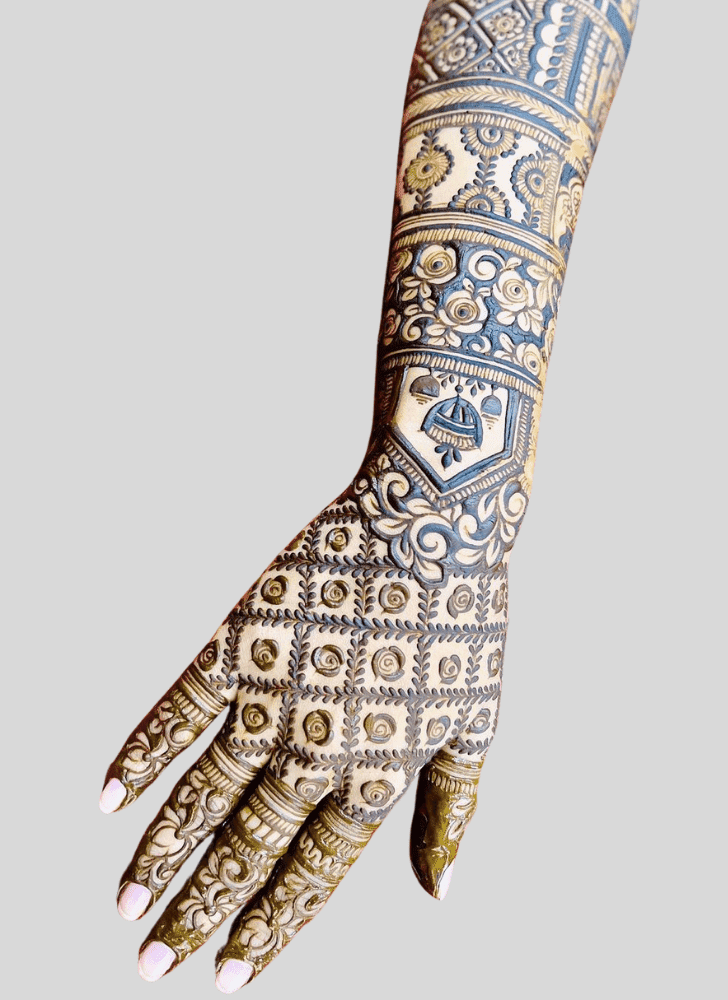 Stunning Jeth Ekadashi Henna Design