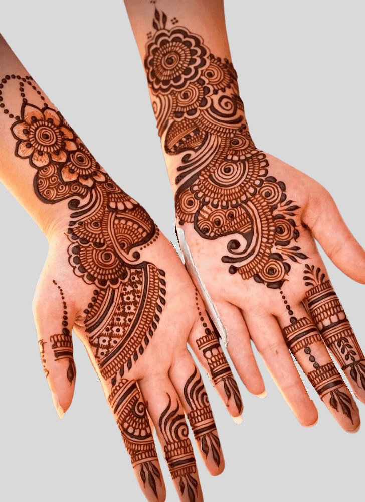 Superb Jeth Ekadashi Henna Design