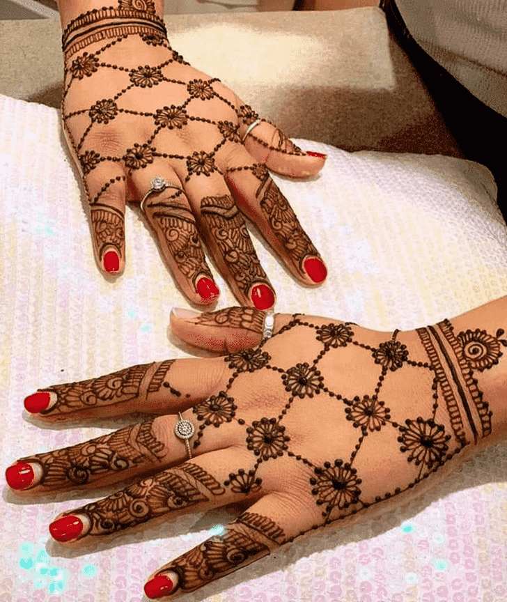 Nice Jewellery Henna Design