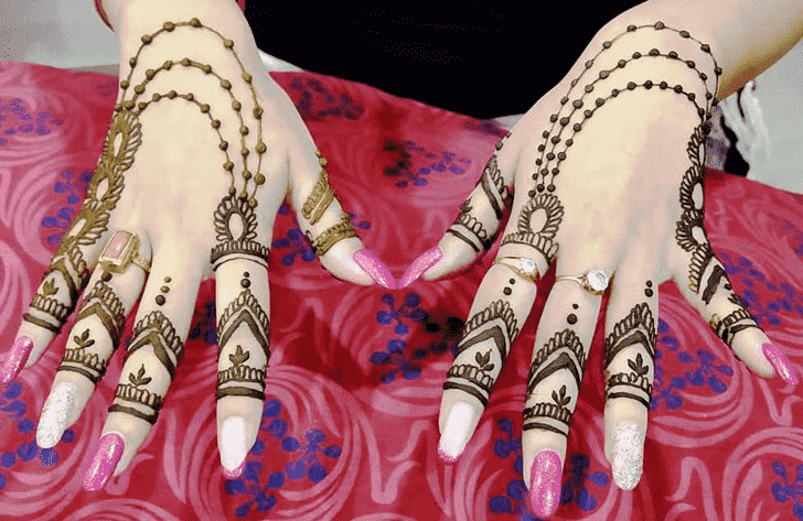 Ravishing Jewellery Henna Design