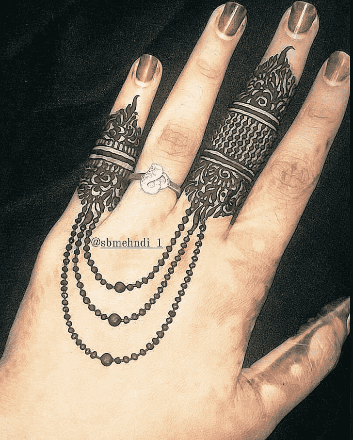 Slightly Jewellery Henna Design