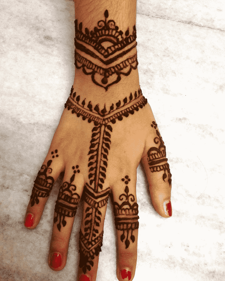 Dazzling Jewelry Henna Design