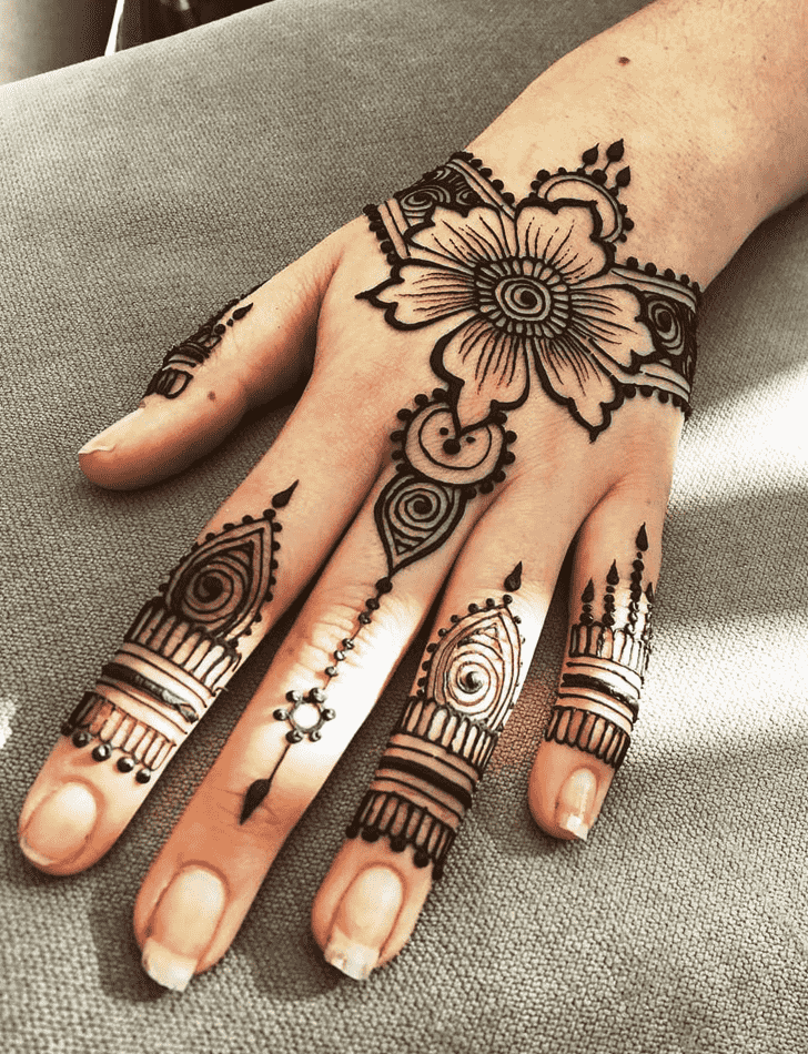 Charming Jharkhand Henna Design