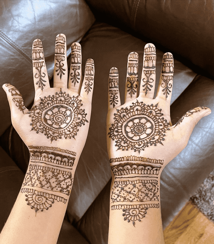 Graceful Jharkhand Henna Design