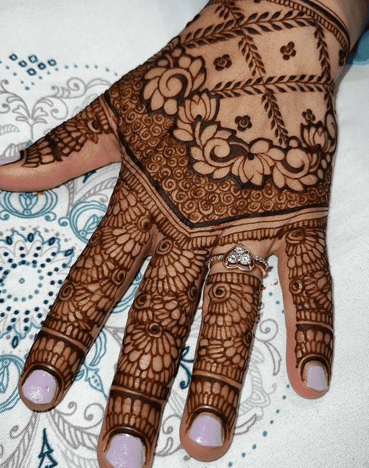 Lovely Jharkhand Mehndi Design