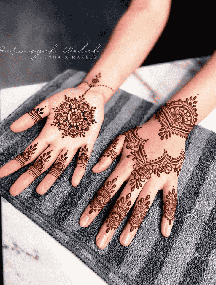 Classy Jodhpur Henna Design