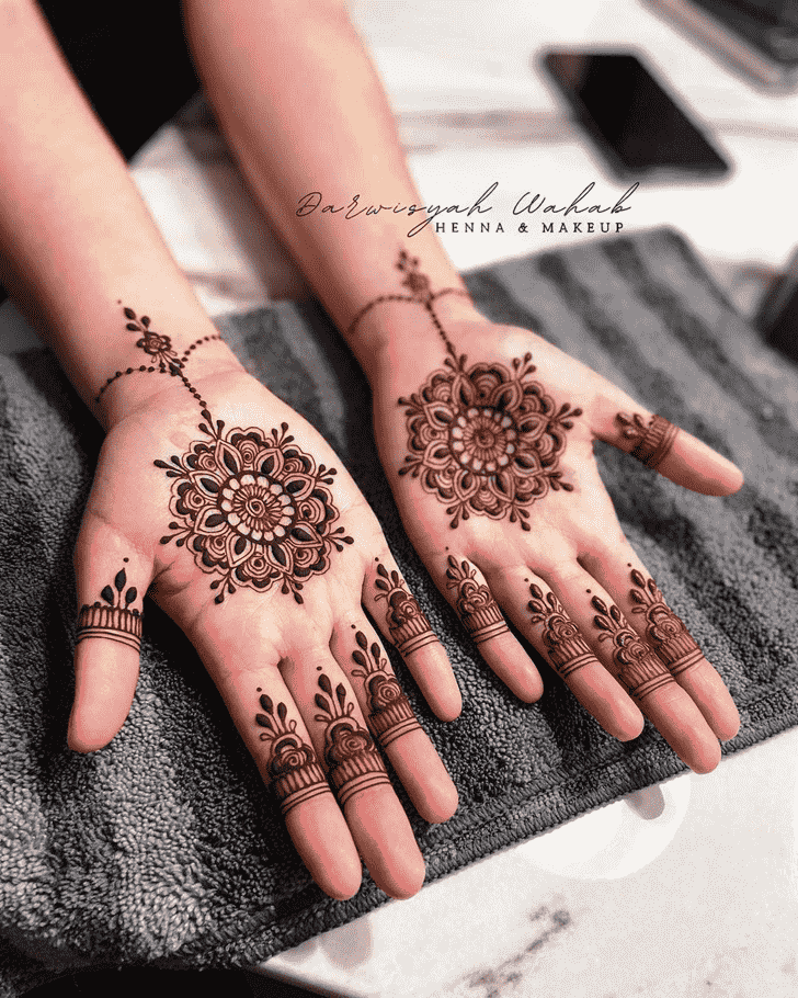 Comely Jodhpur Henna Design