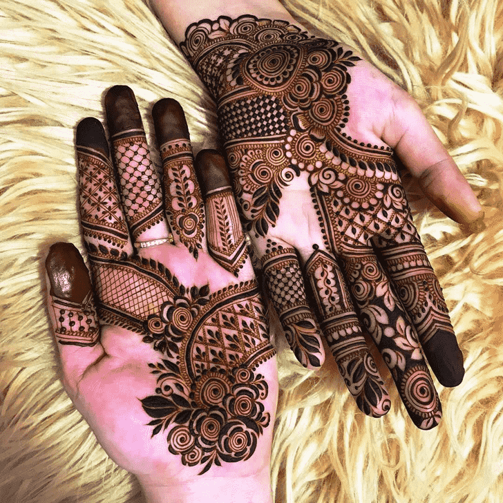 Delightful Jodhpur Henna Design