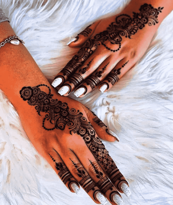 Fine Jodhpur Henna Design