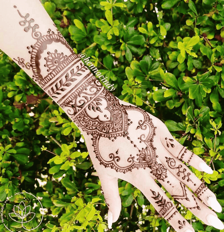 Gorgeous Jodhpur Henna Design