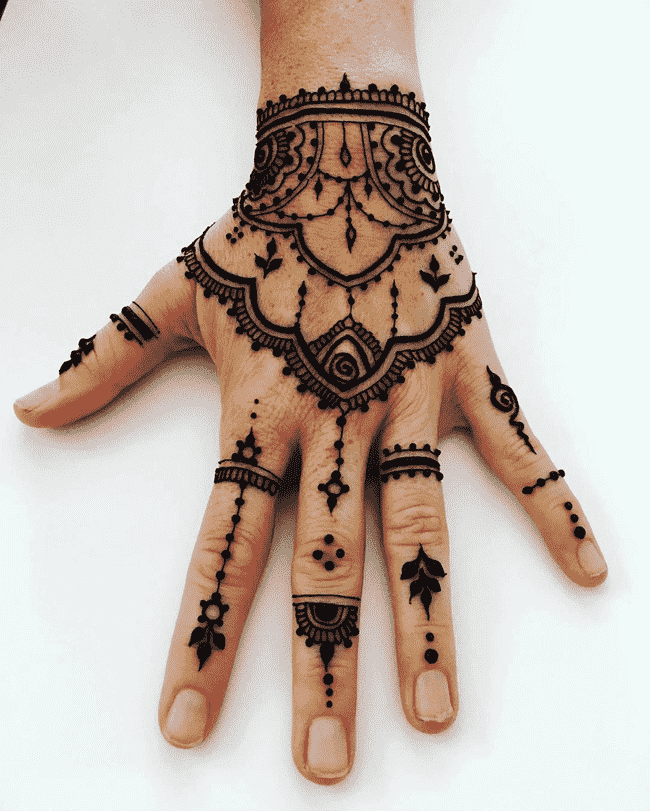 Dazzling Kabul Henna Design