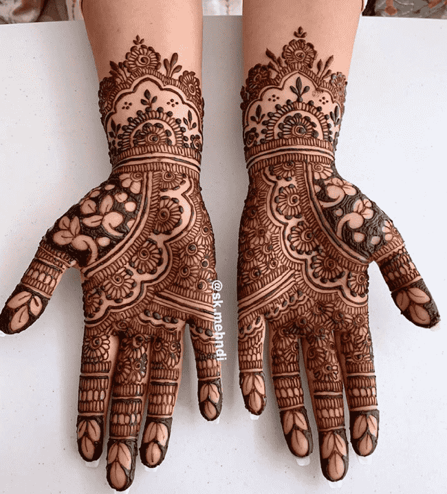 Exquisite Kabul Henna Design