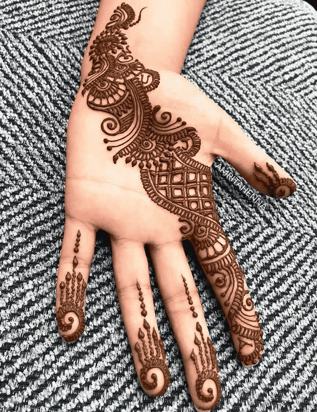 Nice Kabul Henna Design