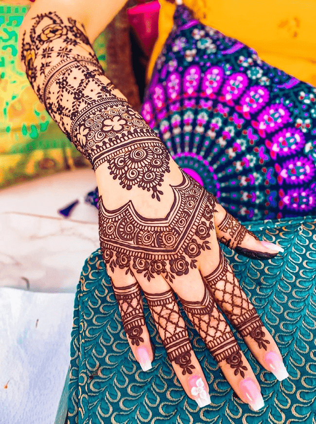 Splendid Kabul Henna Design