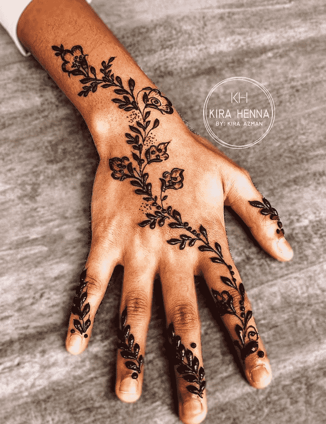 Arm Kandahar Henna Design