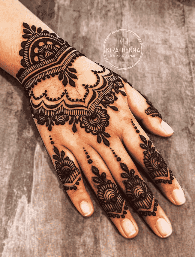 Dazzling Kandahar Henna Design