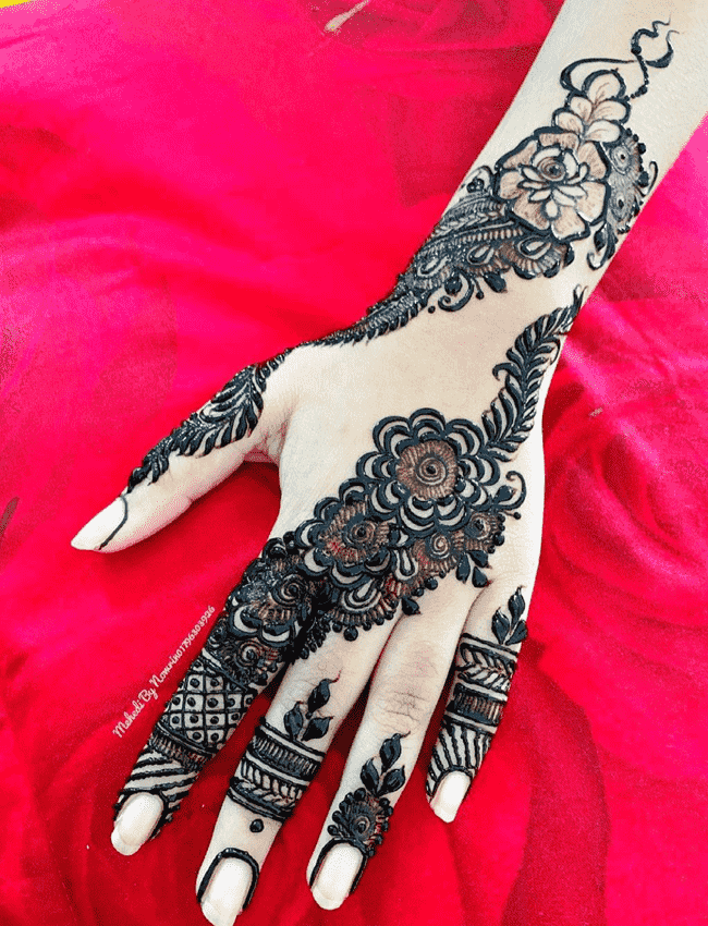 Good Looking Kandahar Henna Design