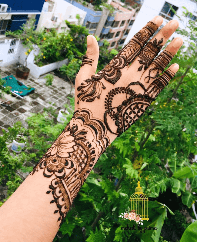 Gorgeous Kandahar Henna Design