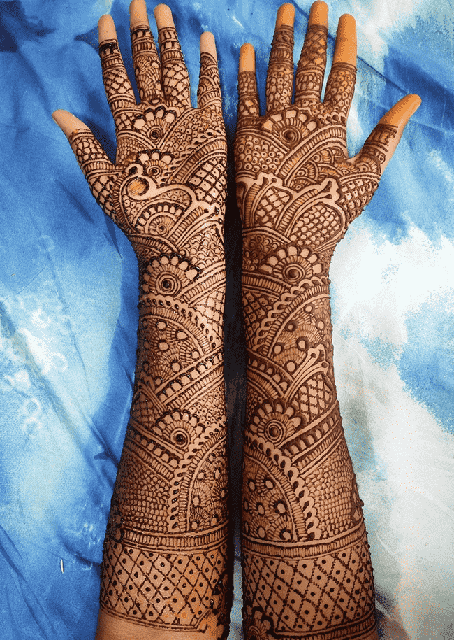 Magnetic Kandahar Henna Design