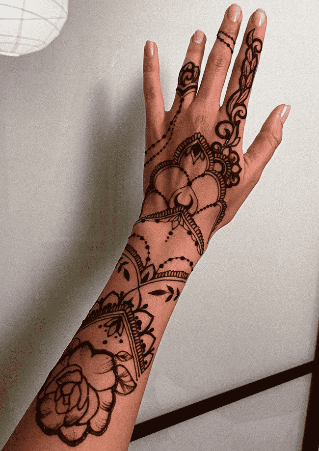 Magnificent Kandahar Henna Design