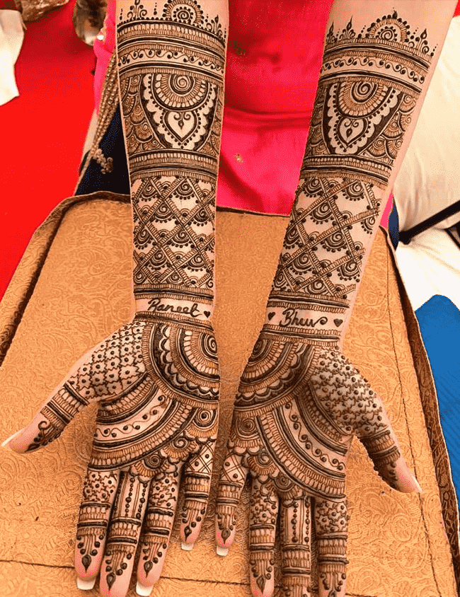 Stunning Kandahar Henna Design