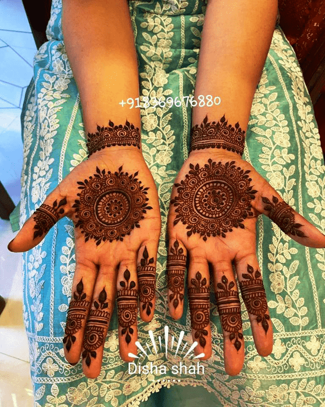 Wonderful Kandahar Mehndi Design