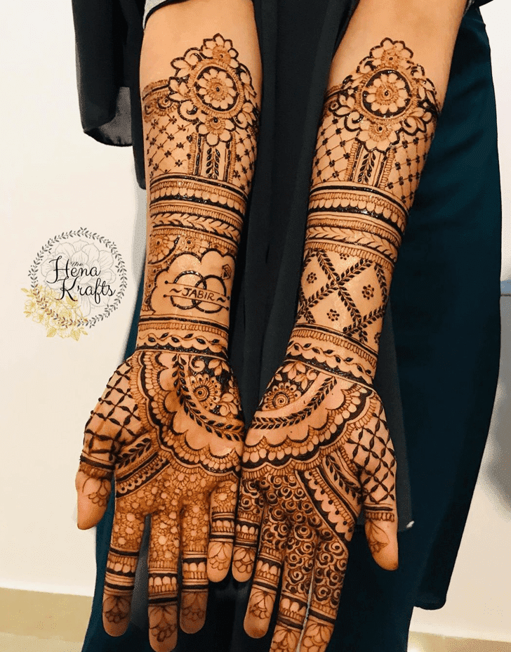 Enticing Karva Chauth Henna Design