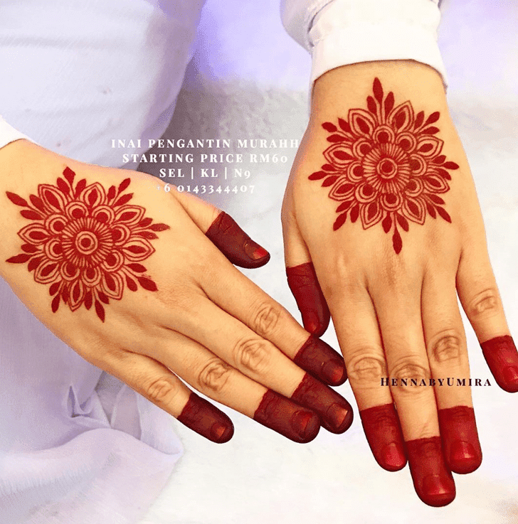 Splendid Karva Chauth Henna Design