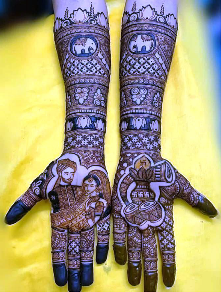 Dazzling Karwachauth Special Henna Design