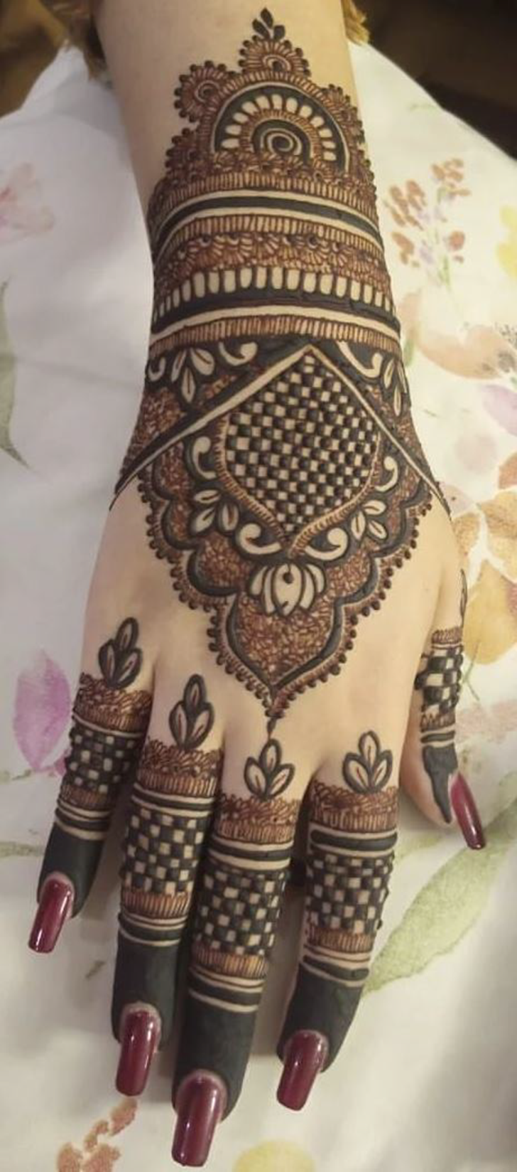 Wonderful Karwachauth Special Mehndi Design