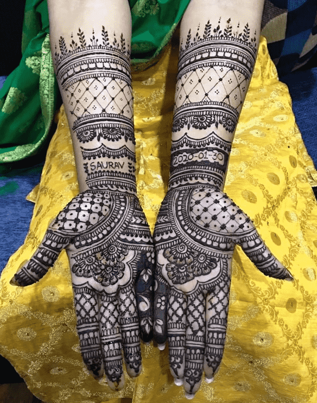 Arm Kasauli Henna Design