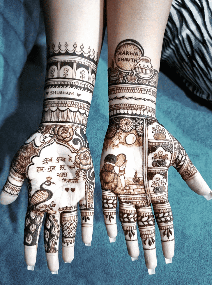 Adorable Khafif Henna Design