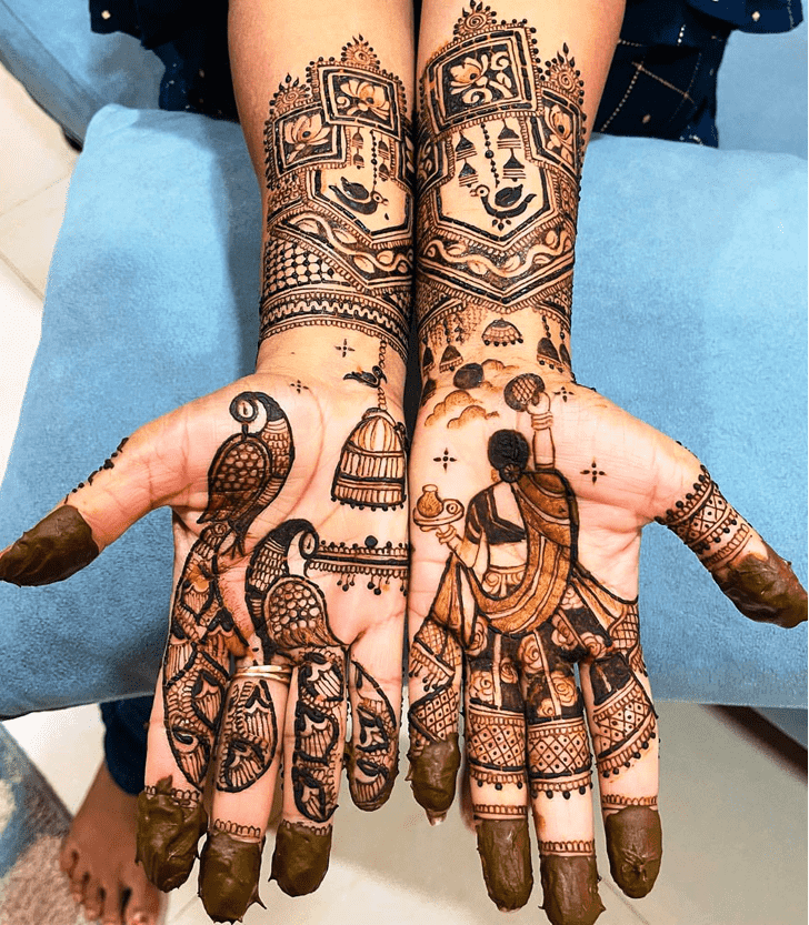 Pretty Khafif Henna Design