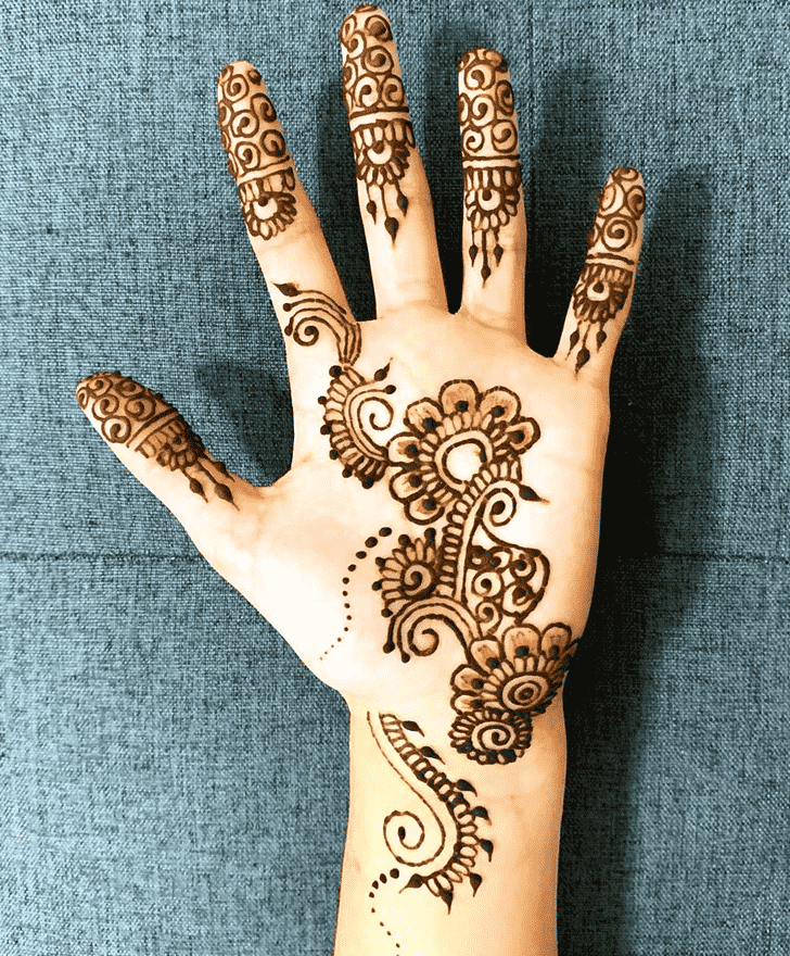 Comely Kolkata Henna Design