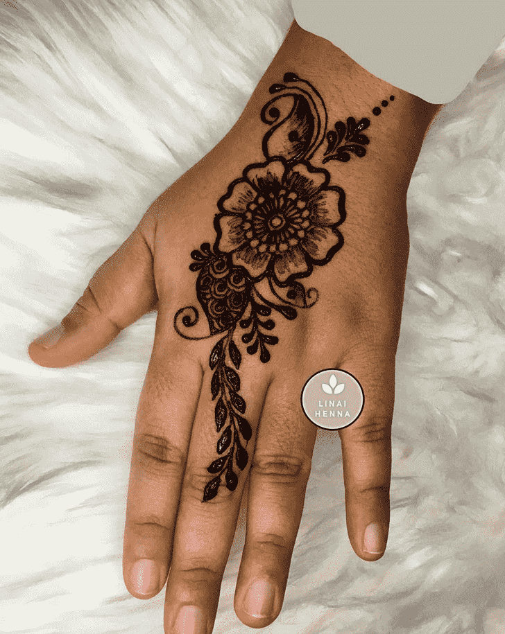 Enthralling Kolkata Henna Design