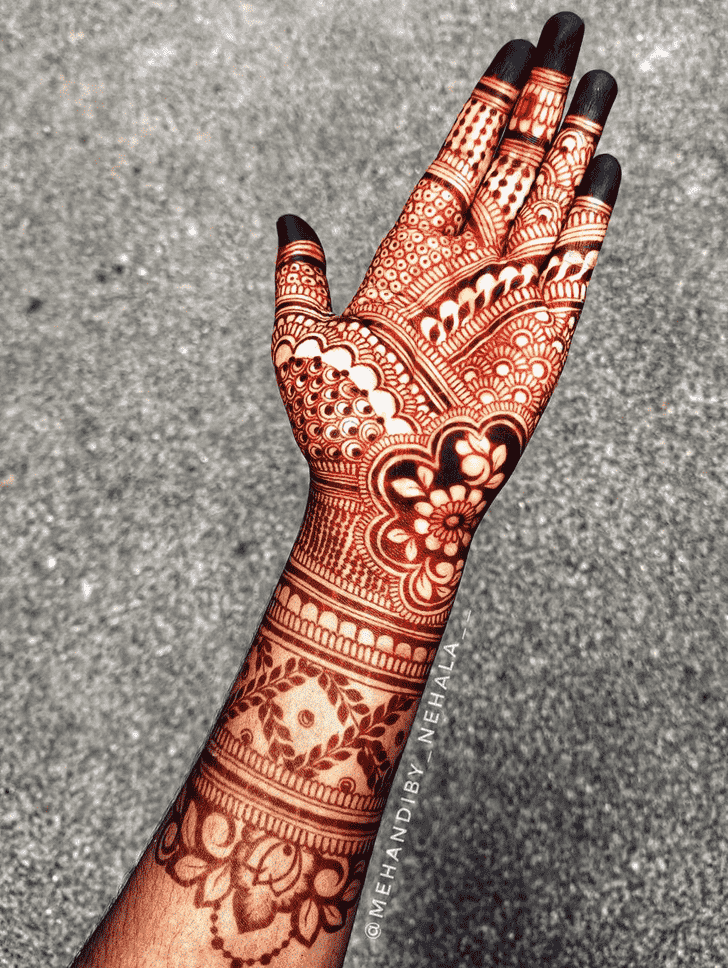 Fascinating Kolkata Henna Design