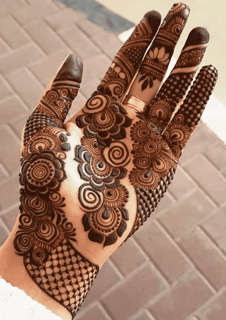 Lovely Kolkata Mehndi Design