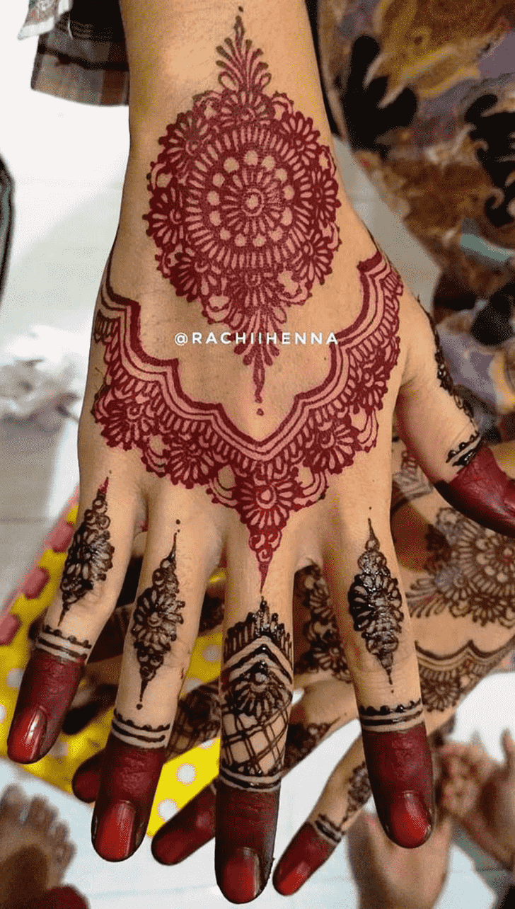 Magnetic Kolkata Henna Design