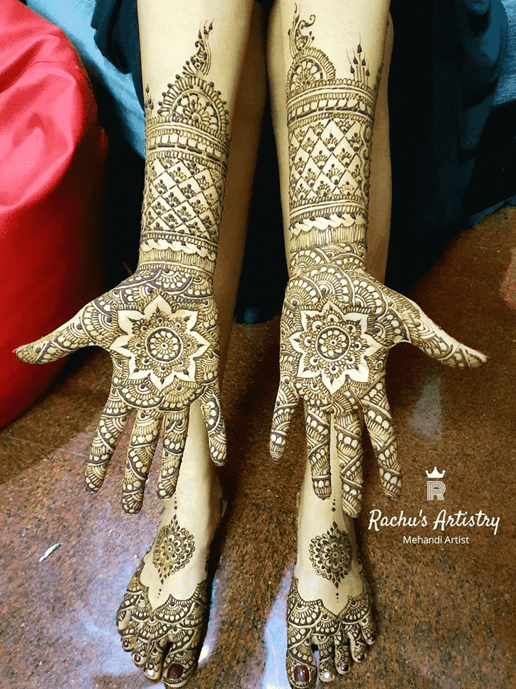 Magnificent Kolkata Henna Design