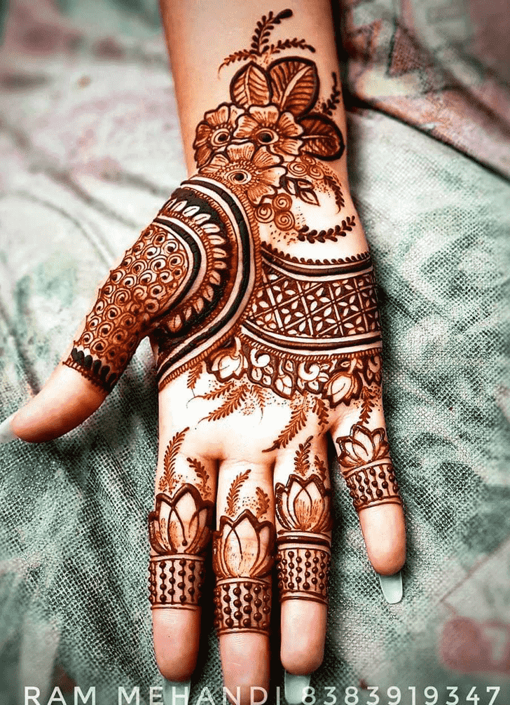 Marvelous Kolkata Henna Design